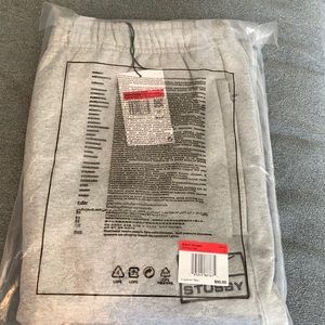 Nike x Stüssy Gray Fleece Pants